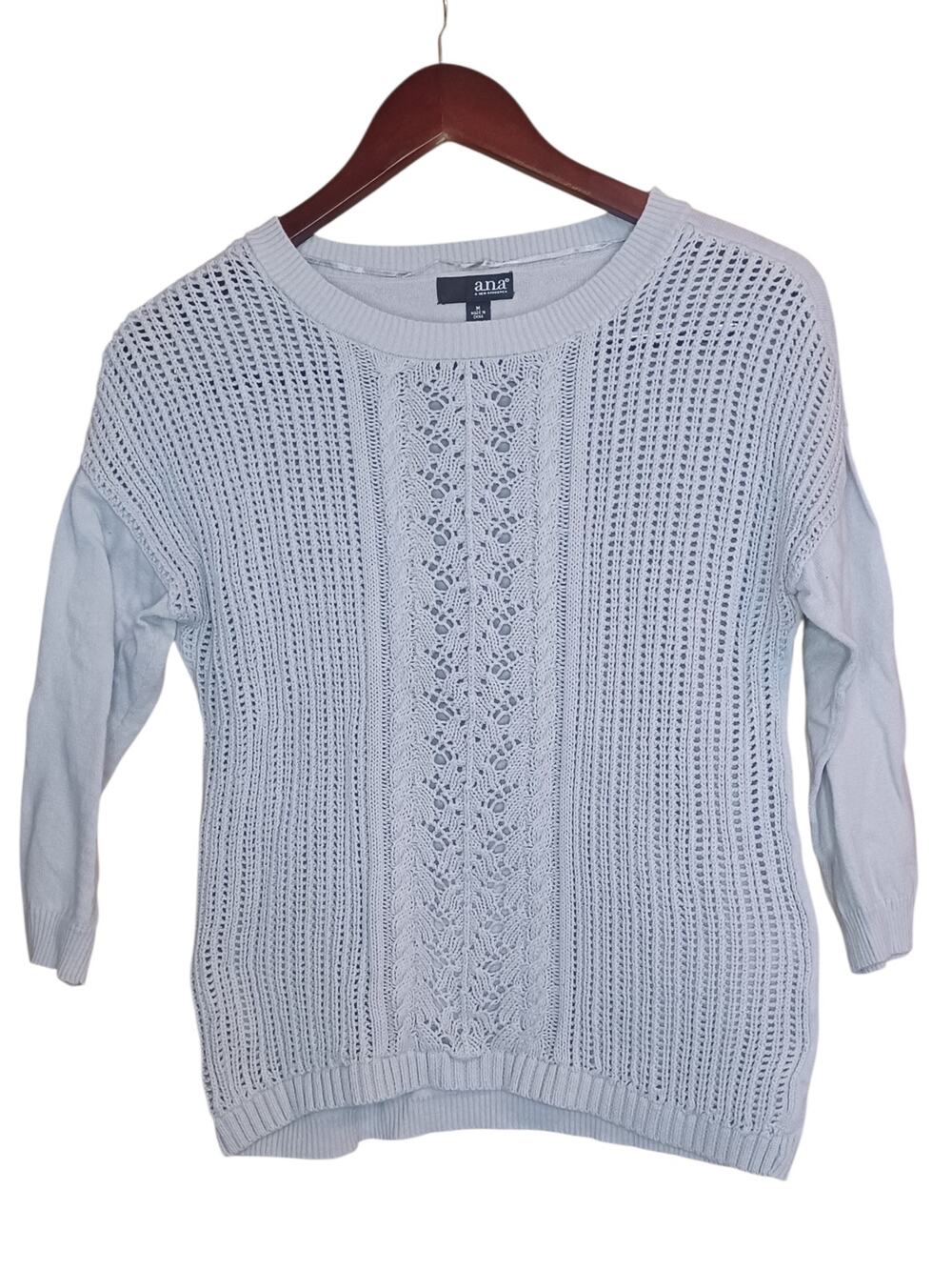 Ana Knit Gray Sweater Size Medium